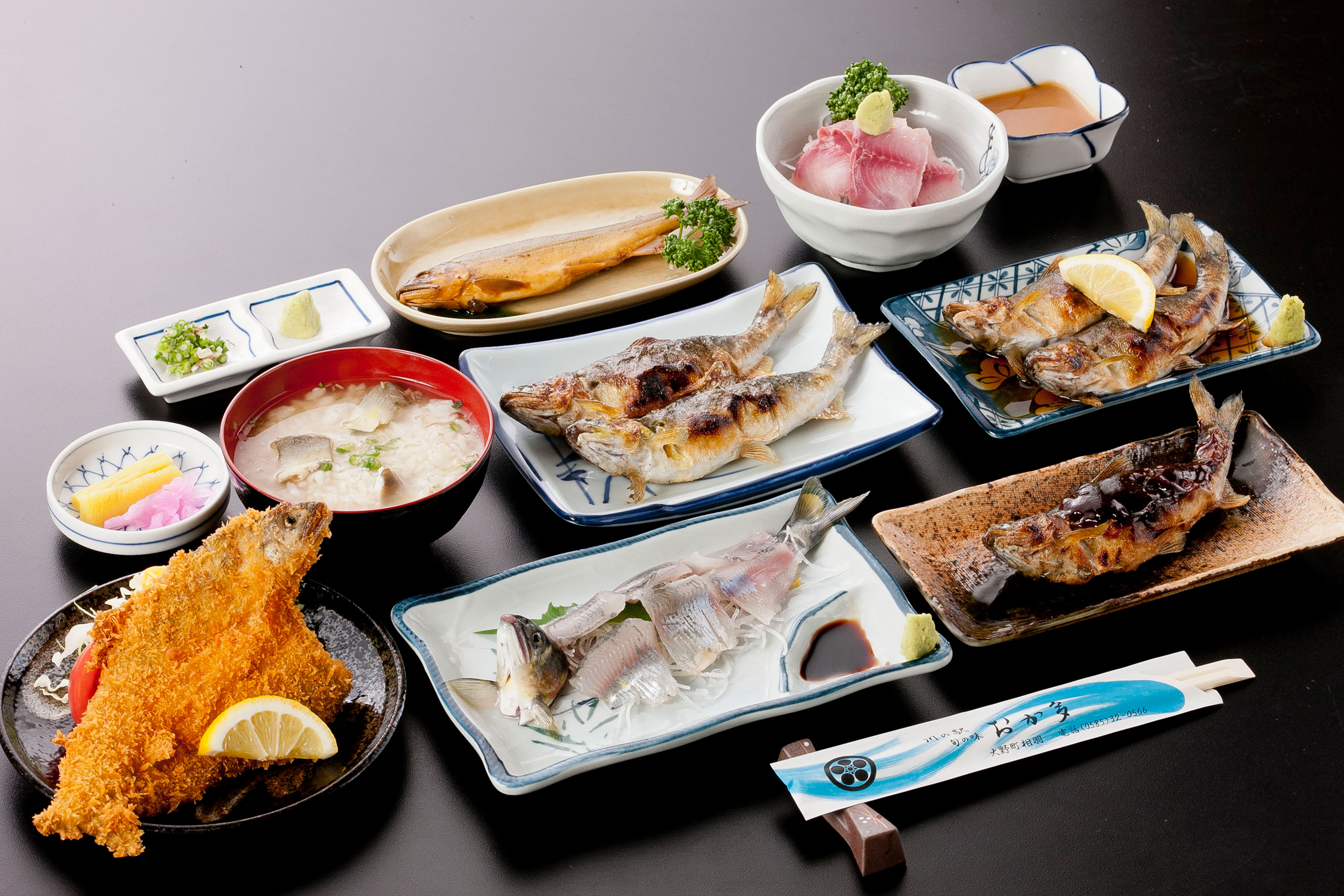 鮎料理コース